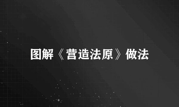 图解《营造法原》做法