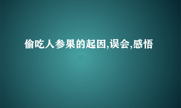 偷吃人参果的起因,误会,感悟