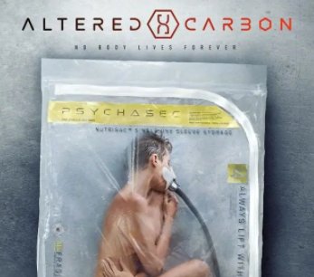 一个科幻电影，讲的是未来富人们可以将思想备份，通过换身体永生。主角是个反叛军，被富人复活？