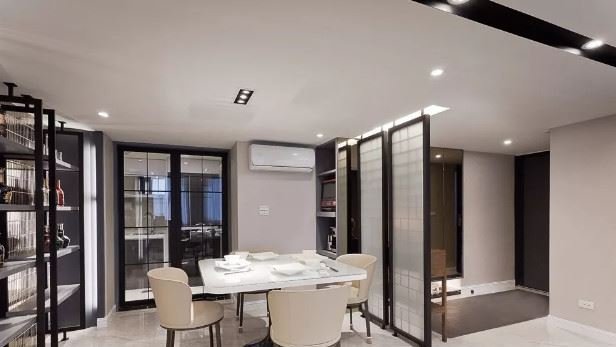 在餐厅和客厅之间,该如何做出隔断?