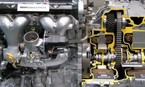 汽车上面说的 油电混合版是什么意思？？