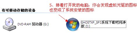 用虚拟光驱可以重装系统吗