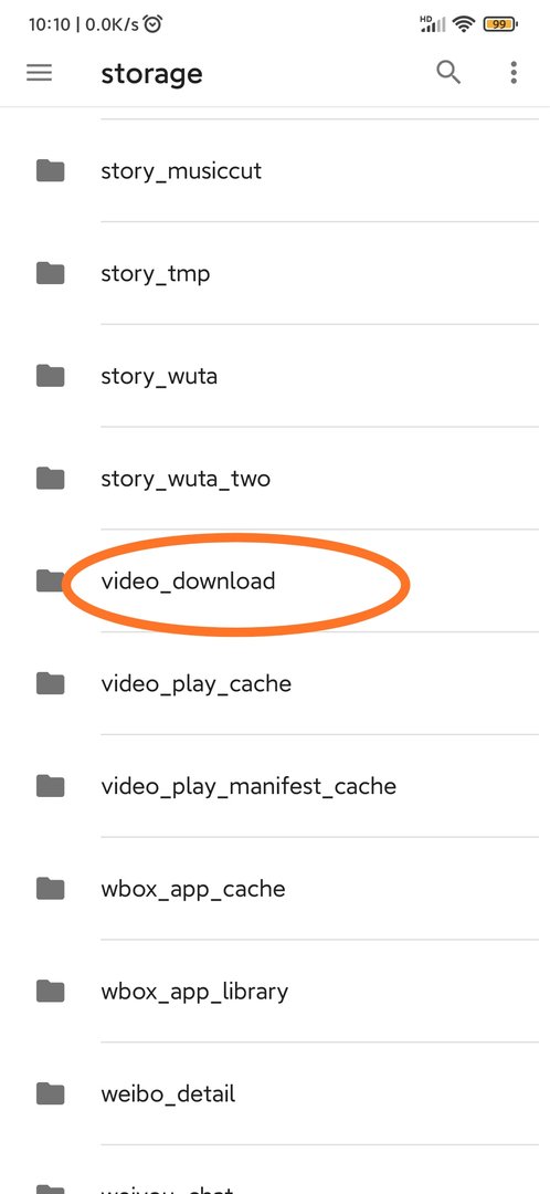 手机新浪微博下载的视频缓存在哪个文件夹里？