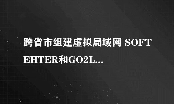 跨省市组建虚拟局域网 SOFTEHTER和GO2LAN都PING不通 求大侠们指点！！