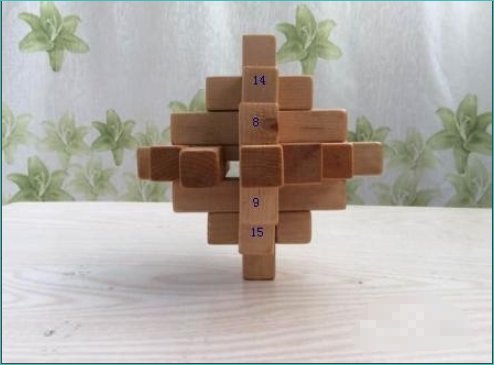 孔明锁15跟图解大全