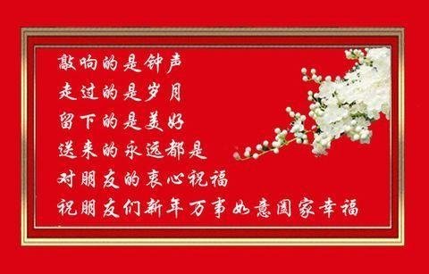 求给同学的新年祝福语