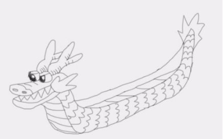 怎么画龙舟简笔画?
