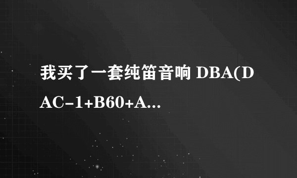 我买了一套纯笛音响 DBA(DAC-1+B60+A601B),功放器发热很大，估计120瓦，我是HIFI入门，这个功率在书架音箱