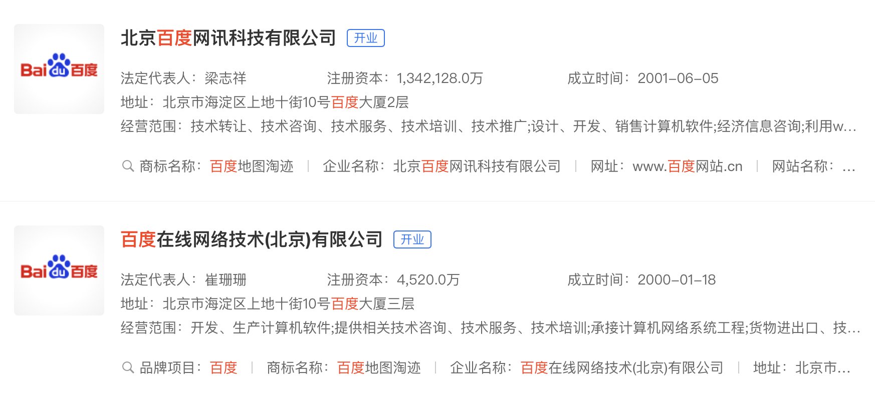 百度属于哪个国家控股？