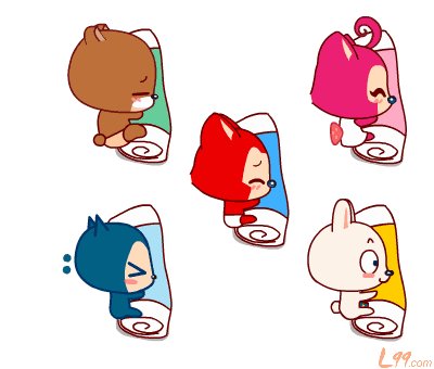 急求阿狸动态表情,必须要大图的！