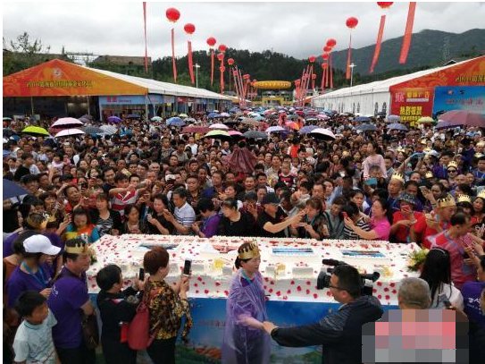 世界最长蛋糕多少米?