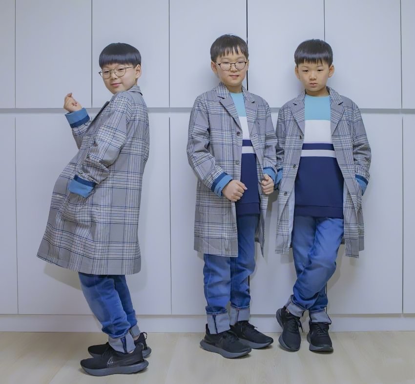 宋家三胞胎9岁生日合照,照片内容都呈现了什么信息?