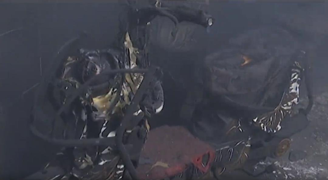 上海中环发生单车起火事故，导致起火的愿意生什么？