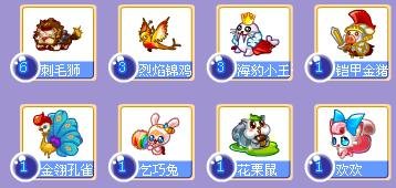 奥比岛动物园内可以去骑士迷阵参加战斗的动物有哪些?