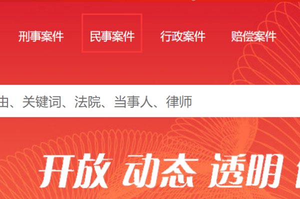 如何在网上查询我的案件