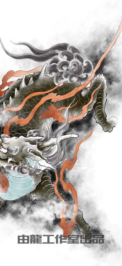 求一张麒麟高清图片