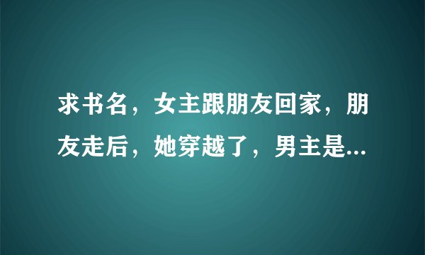 求书名，女主跟朋友回家，朋友走后，她穿越了，男主是王爷还是将军我忘了，然后，男主把女主当敌人抓回了