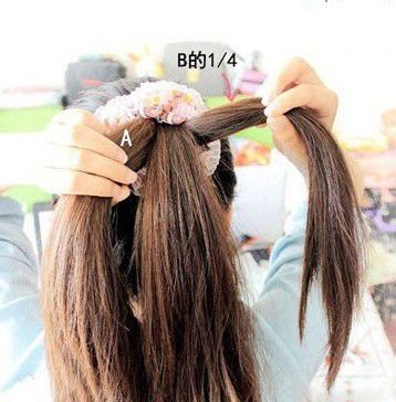 小姑娘头发怎么扎好看又简单