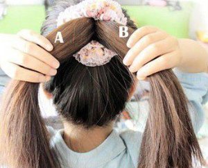 小姑娘头发怎么扎好看又简单