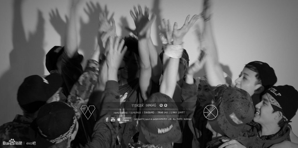 求exo12人集体照的高清大图！