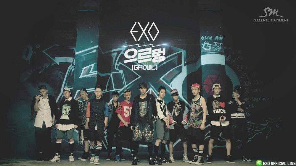 求exo12人集体照的高清大图！