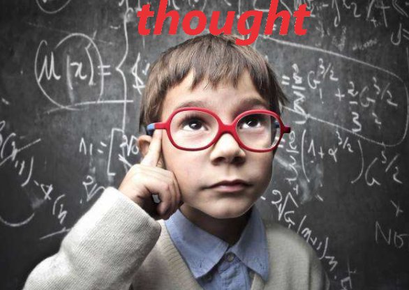 though和thought的区别