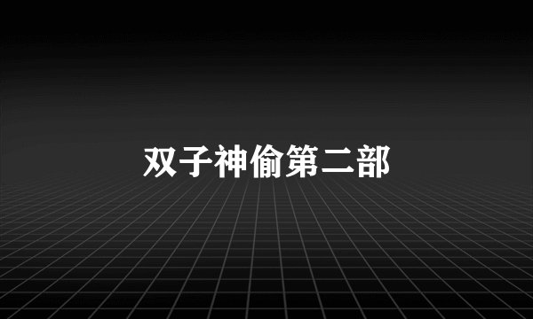 双子神偷第二部