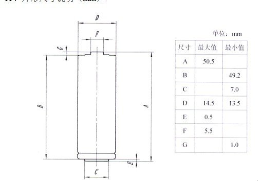 求5号干电池平面图 尺寸图也可以