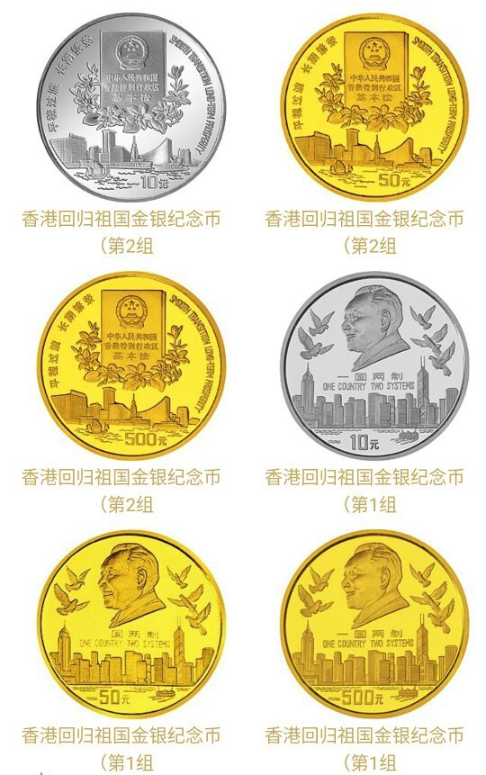 1997年香港回归纪念币直多少钱
