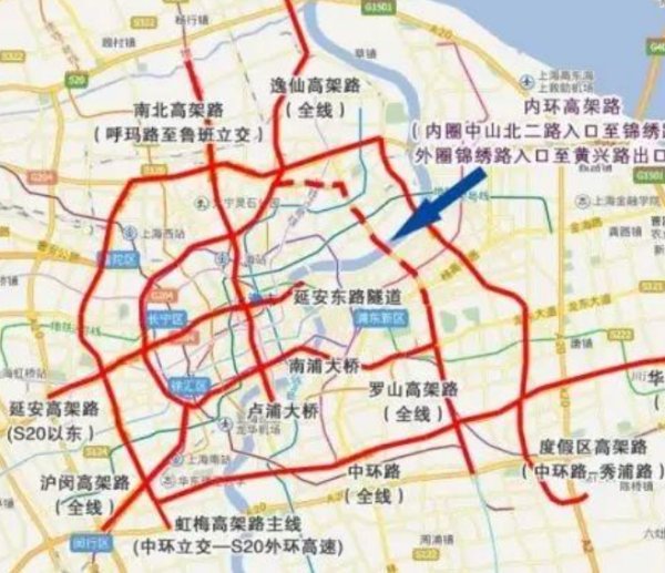 上海高架外地车限行时间2021