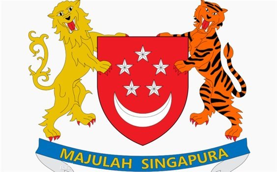 新加坡国徽上有两只动物，一只是老虎，另一只是什么动物