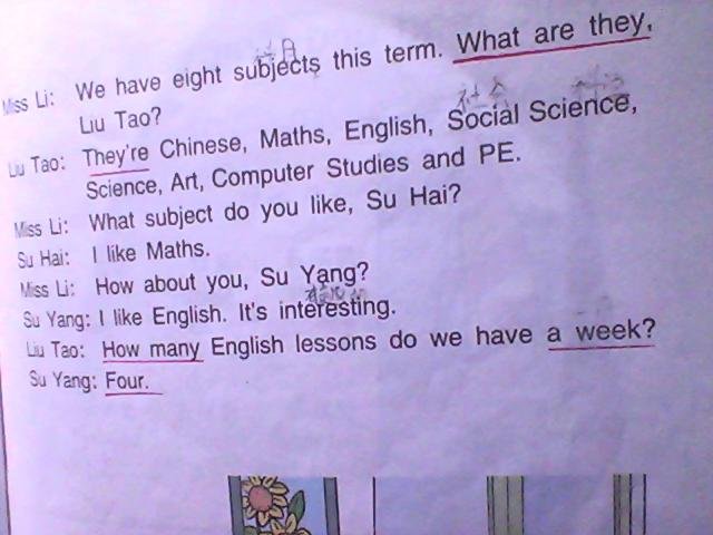 苏教版五年级下册所有英语课文