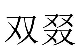 双叕是什么意思