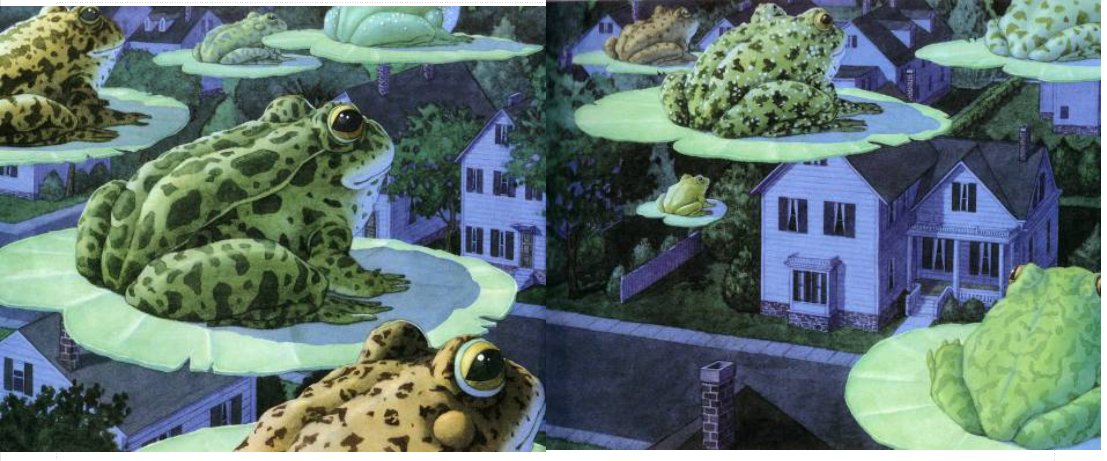 疯狂星期二绘本故事从头到尾全图