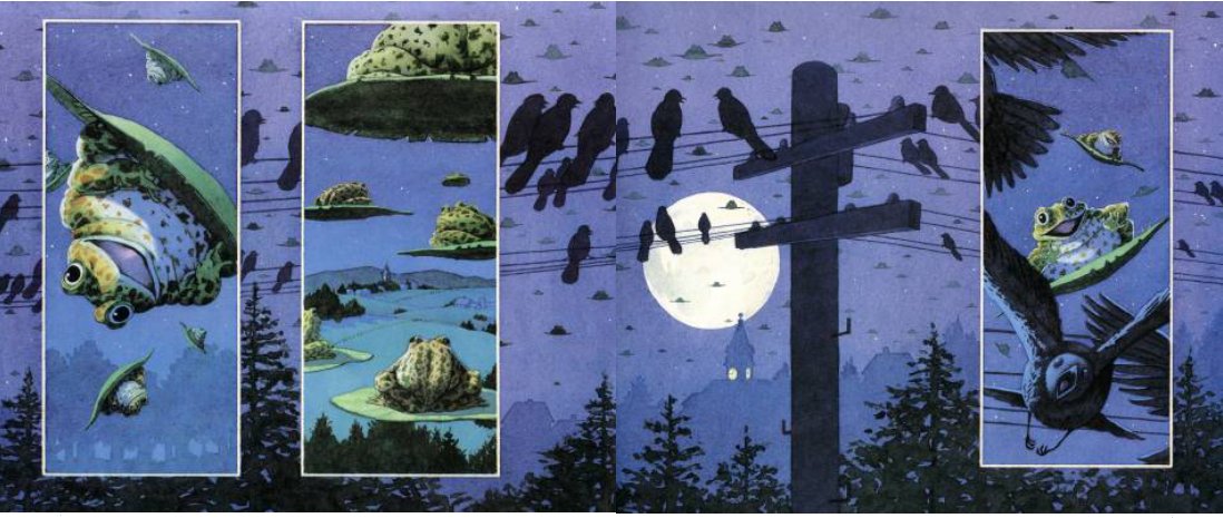 疯狂星期二绘本故事从头到尾全图