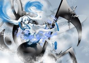 给我冰初音，樱初音，的图，