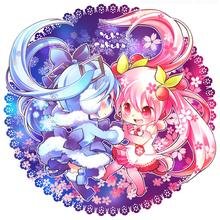 给我冰初音，樱初音，的图，