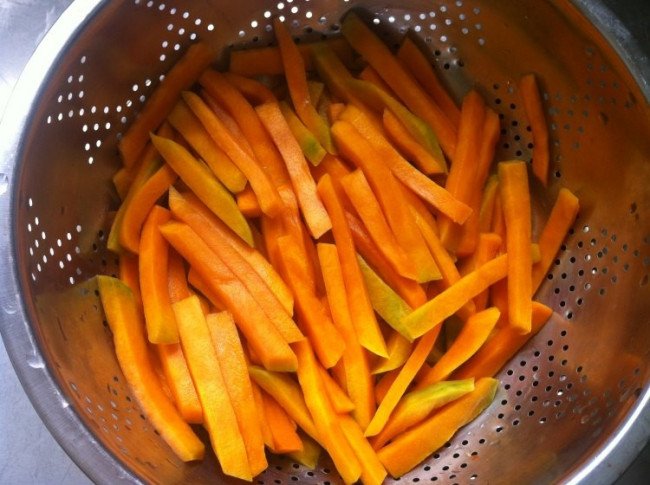 怎么炸南瓜条？