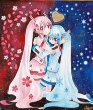 给我冰初音，樱初音，的图，