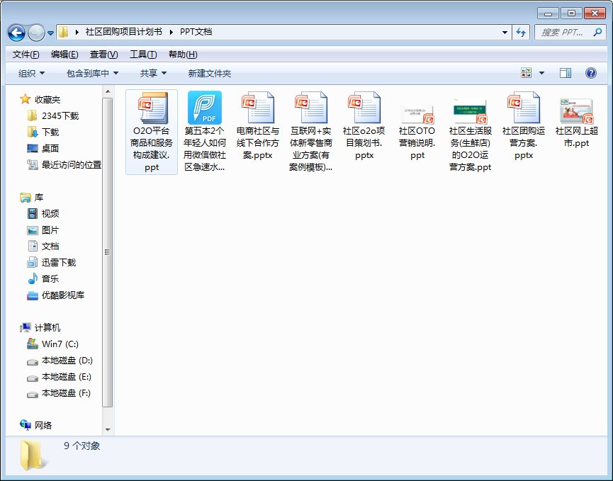 我需要一份社区拼团的项目参考计划书有的吗？
