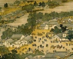 北宋风俗画，《清明上河图》描绘的是什么季节的景象
