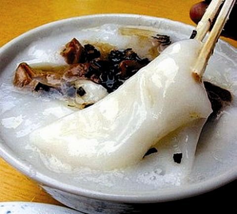 粿汁的制作过程