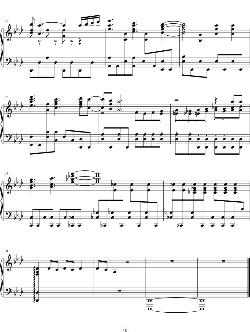 let it go简单钢琴谱