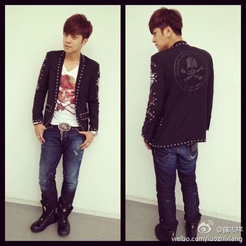 我要去剪罗志祥的斜庞克跪求正面侧面后面的图 大家帮忙找找啊