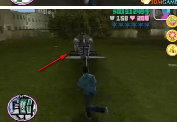 侠盗飞车罪恶都市怎么调直升机啊