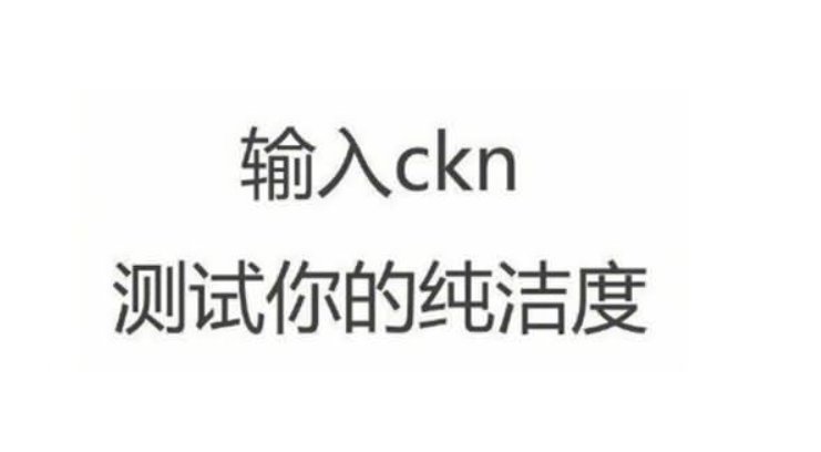 好想ckn什么意思