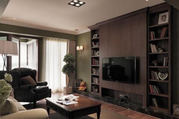 家里电视背景墙全做成柜子的好不好呢？为什么？