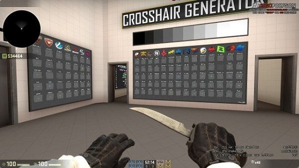 CSGO 国服 准心怎么改，里面没有创意工坊这个选项