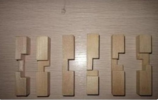 孔明锁六根的解法是？？？