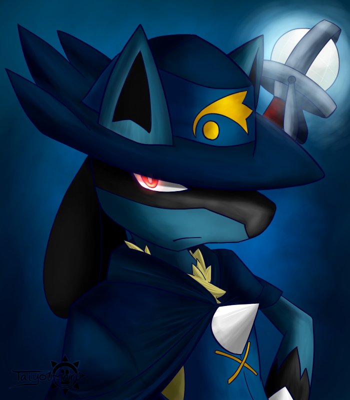 宠物小精灵上 求这张路卡利欧的原图